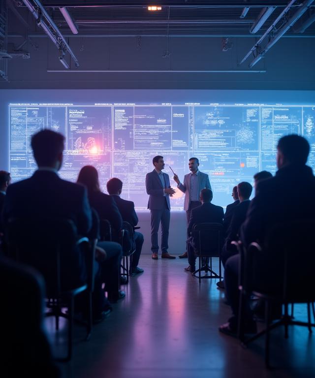 Modern professional training atmosphere